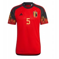 Belgia Jan Vertonghen #5 Fotballklær Hjemmedrakt VM 2022 Kortermet